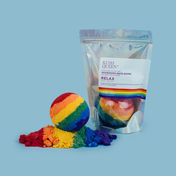 Pride Rainbow CBD Bath Bomb